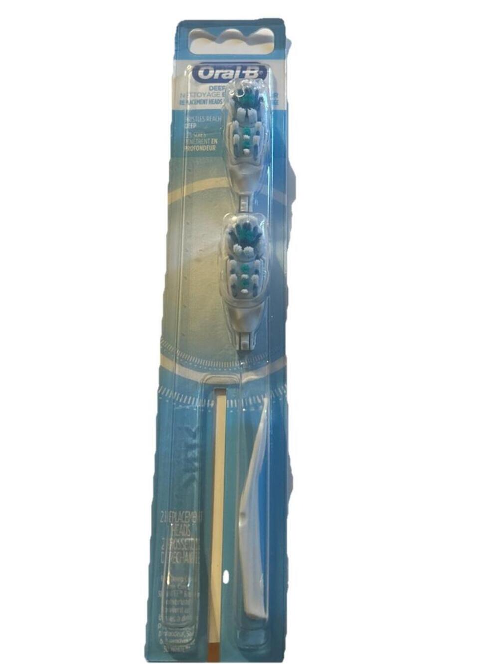 Oral-B Deep Clean Replacement Brush Heads - 2 Pack